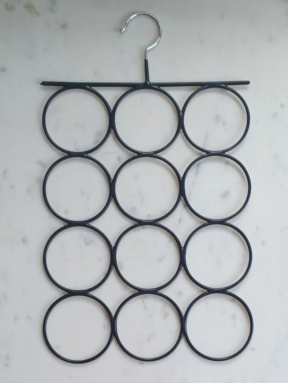 Scarf loop hanger, hanging accessories organizer, belt organizer